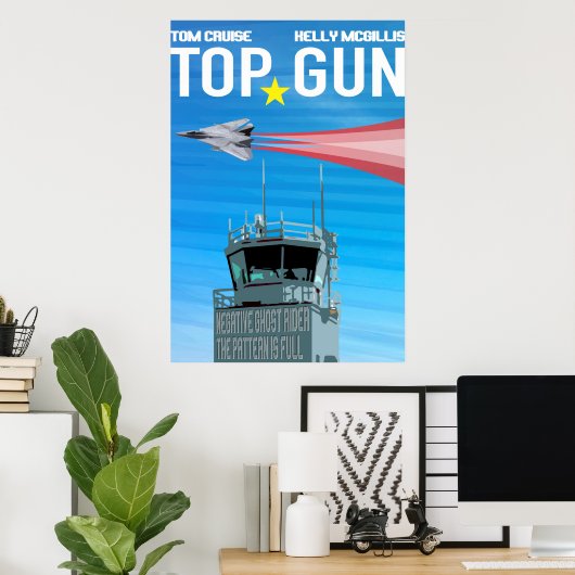 Top Gun Poster (Heimbüro)