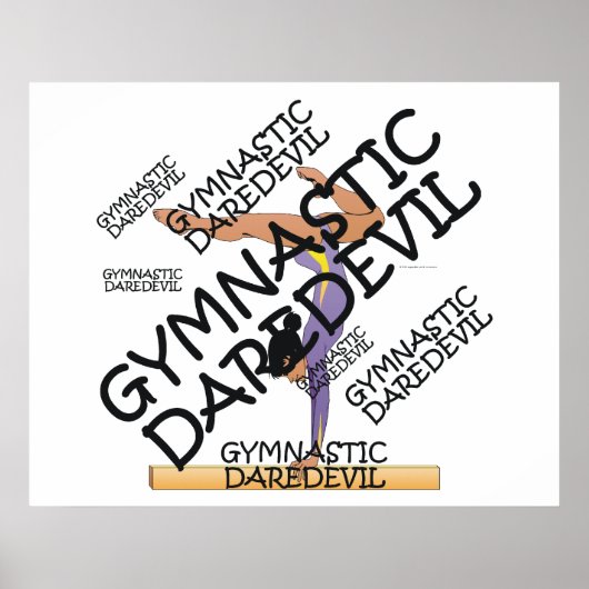 TOP Gymnastik Daredevil Poster (Vorne)