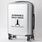TOP Gymnastik Triple (M) Aufkleber (Koffer)