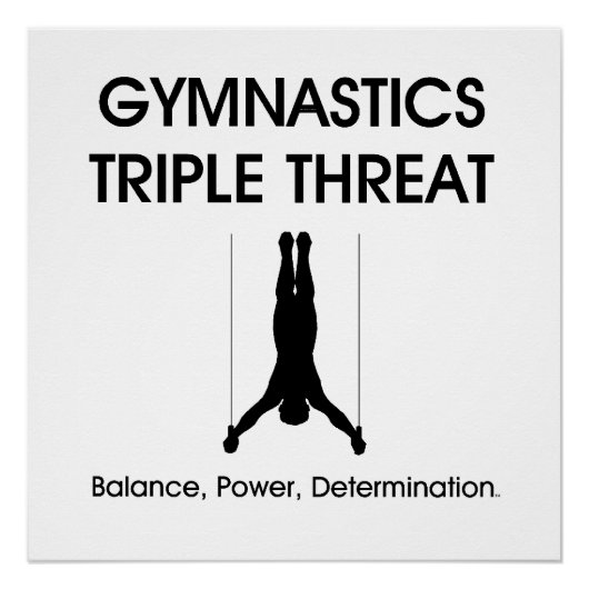 TOP Gymnastik Triple Poster (Vorderseite)
