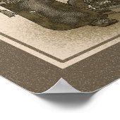 Top Hand Cowgirl Poster (Ecke)