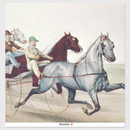 TOP Harness Racing Aufkleber (Blatt)