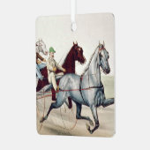 TOP Harness Racing Metal Ornament Aus Metall (Vorderseite links)