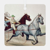 TOP Harness Racing Metal Ornament Aus Metall (Rückseite)