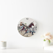 TOP Harness Racing Runde Wanduhr (Zuhause)