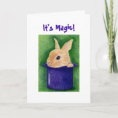 Top Hat Bunny Card Karte (Vorderseite)