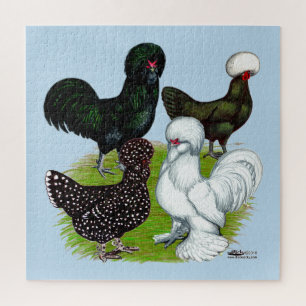 Top Hat Chicken Quartett Puzzle