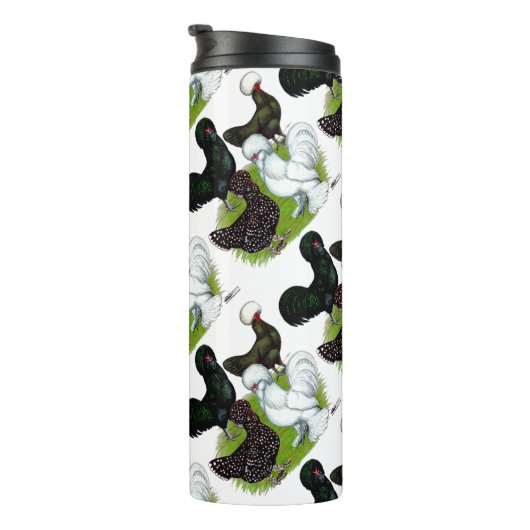 Top Hat Chicken Quartett Thermosbecher (Nach rechts gedreht)