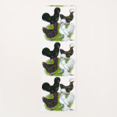 Top Hat Chicken Quartett Yogamatte (Vorderseite)