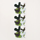 Top Hat Chicken Quartett Yogamatte (Rückseite)