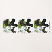 Top Hat Chicken Quartett Yogamatte (Vorderseite (Horizontal))