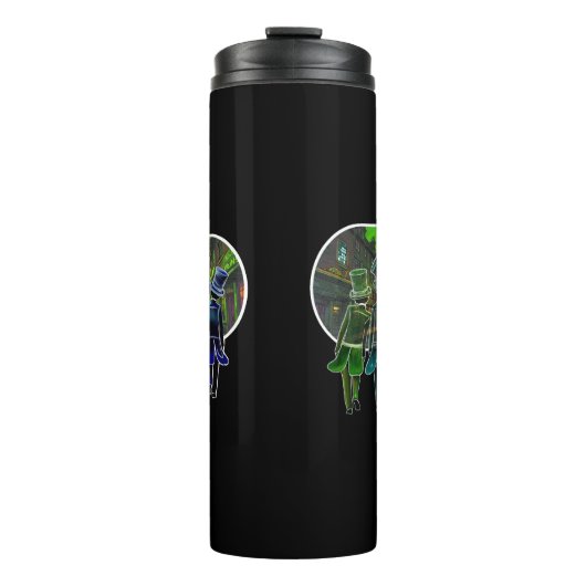 Top hat design Mug Thermosbecher (Vorderseite)