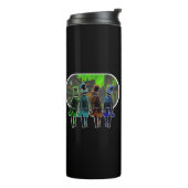 Top hat design Mug Thermosbecher (Nach links gedreht)