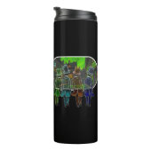 Top hat design Mug Thermosbecher (Nach rechts gedreht)