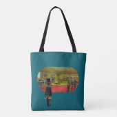 Top Hat Herren Tote Tasche (Rückseite)