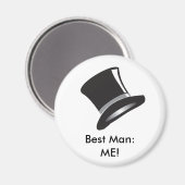 Top Hat Magnet (Vorderseite/Rückseite)