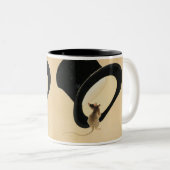 Top Hat Rat Year Chinese Zodiac Birthday Tasse (VorderseiteRechts)