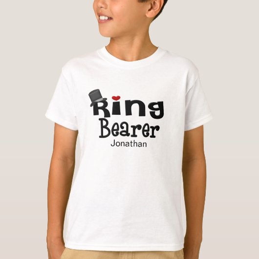 Top-Hat-Ring-Träger T-Shirt (Vorderseite)
