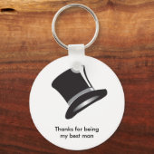 Top Hat Schlüsselanhänger (Vorderseite)