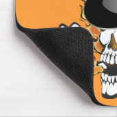 Top Hat Skull-Flaming Mousepad (Ecke)