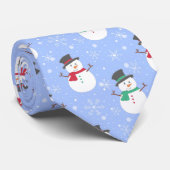 Top Hat Snowman Krawatte (Gerollt)