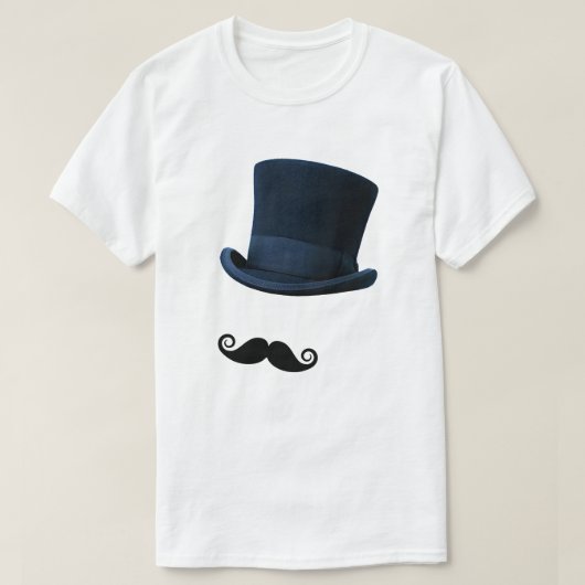 Top Hat und Mustache (Design vorne)