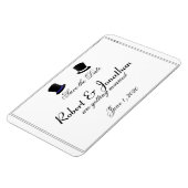 Top Hats Bow Krawatte Blue Gay Wedding Save the Da Magnet (Linke Seite)