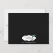 Top Hats und Bow Krawatte Gay Wedding Verlobung Einladung (Rückseite)