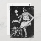 Top Hats und Tattoos Postkarte (Vorne/Hinten)