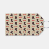 Top-Hut und Bugs-Krawatte Geschenkanhänger (Vorderseite (Horizontal))