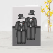 Top-Hut und Schwanz Karte (Gelbe Blume)