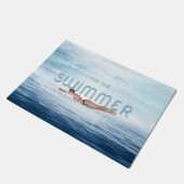 TOP I bin der Schwimmer Fußmatte (Schrägansicht)