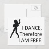TOP I Tanz also bin ich Postkarte (Vorne/Hinten)