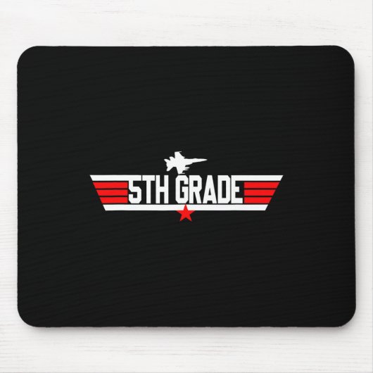 Top-Klasse 5. Fünfte Klasse Byck Zur Schule Erster Mousepad (Vorne)