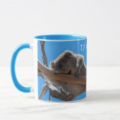 Top Koala-Tea Funny Blue Animal Tasse (Links)