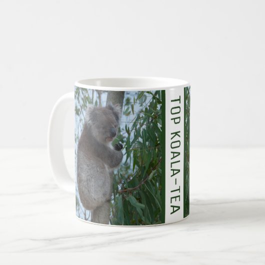 Top Koala-Tea Qualität Funny Australia Kaffeetasse (Vorderseite Links)