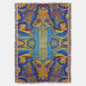 Top Krokodil Lederoptik  Decke (Vorderseite Vertikal)