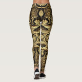 Top Krokodil Lederoptik Leggings (Rückseite)