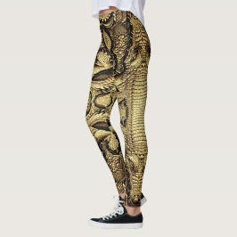 Top Krokodil Lederoptik  Leggings