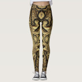Top Krokodil Lederoptik Leggings (Vorderseite)