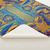 Top Krokodil Lederoptik Sherpadecke (3/4)