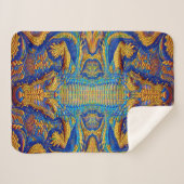 Top Krokodil Lederoptik Sherpadecke (Vorderseite (Horizontal))