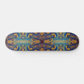 Top Krokodil Lederoptik Skateboard (Horizontal)
