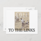 TOP Links Golf Postkarte (Vorne/Hinten)
