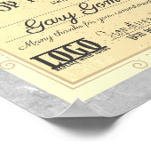 Top-Mitarbeiter der monatlichen Foto-Anzeige Poster (Ecke)