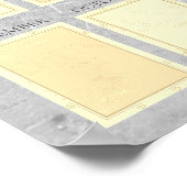 Top-Mitarbeiter der monatlichen Foto-Anzeige Poster (Ecke)