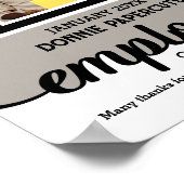 Top-Mitarbeiter des monatlichen Preisverleihungspl Poster (Ecke)