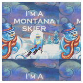 TOP Montana Skier Stoff (Nahaufnahme)