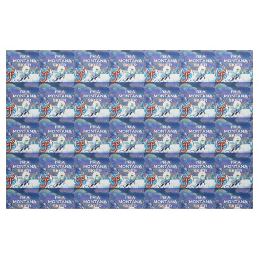 TOP Montana Skier Stoff (Fat Quarter (45,7 x 55,9 cm))