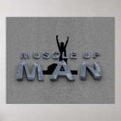 TOP Muscle Up Man Poster (Vorne)